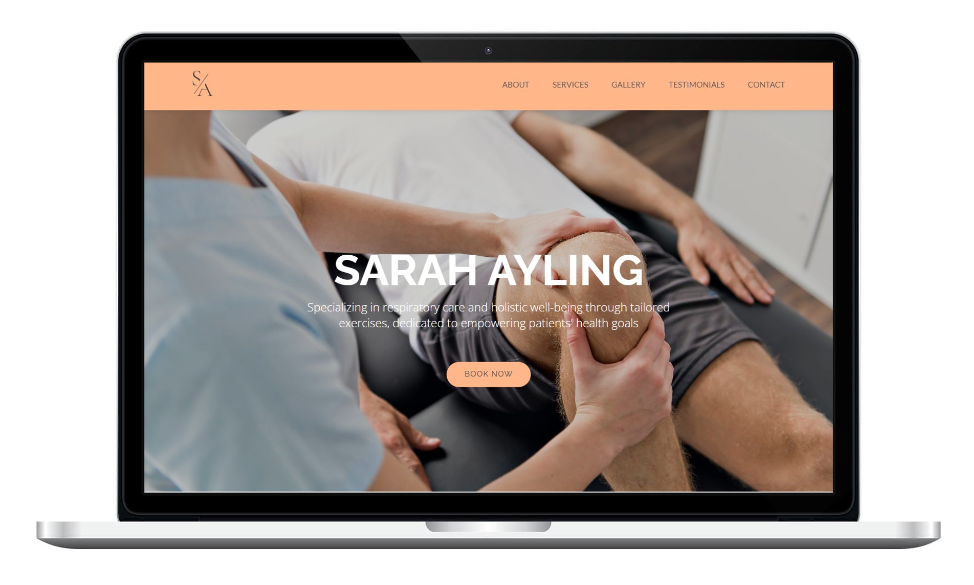 Sarah Ayling Physiotherapy Mockup